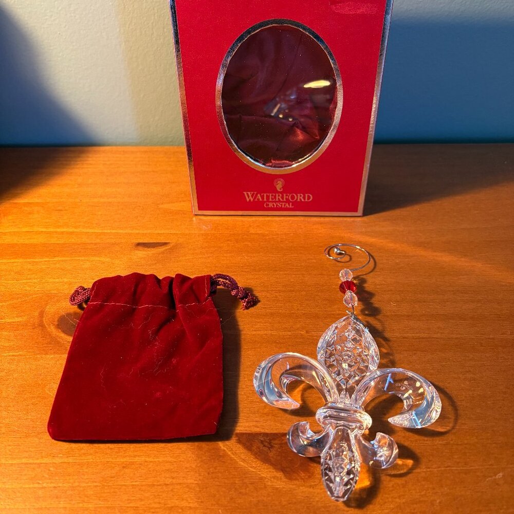 Waterford Crystal 2012 Fleur-de-Lis Holiday Ornament